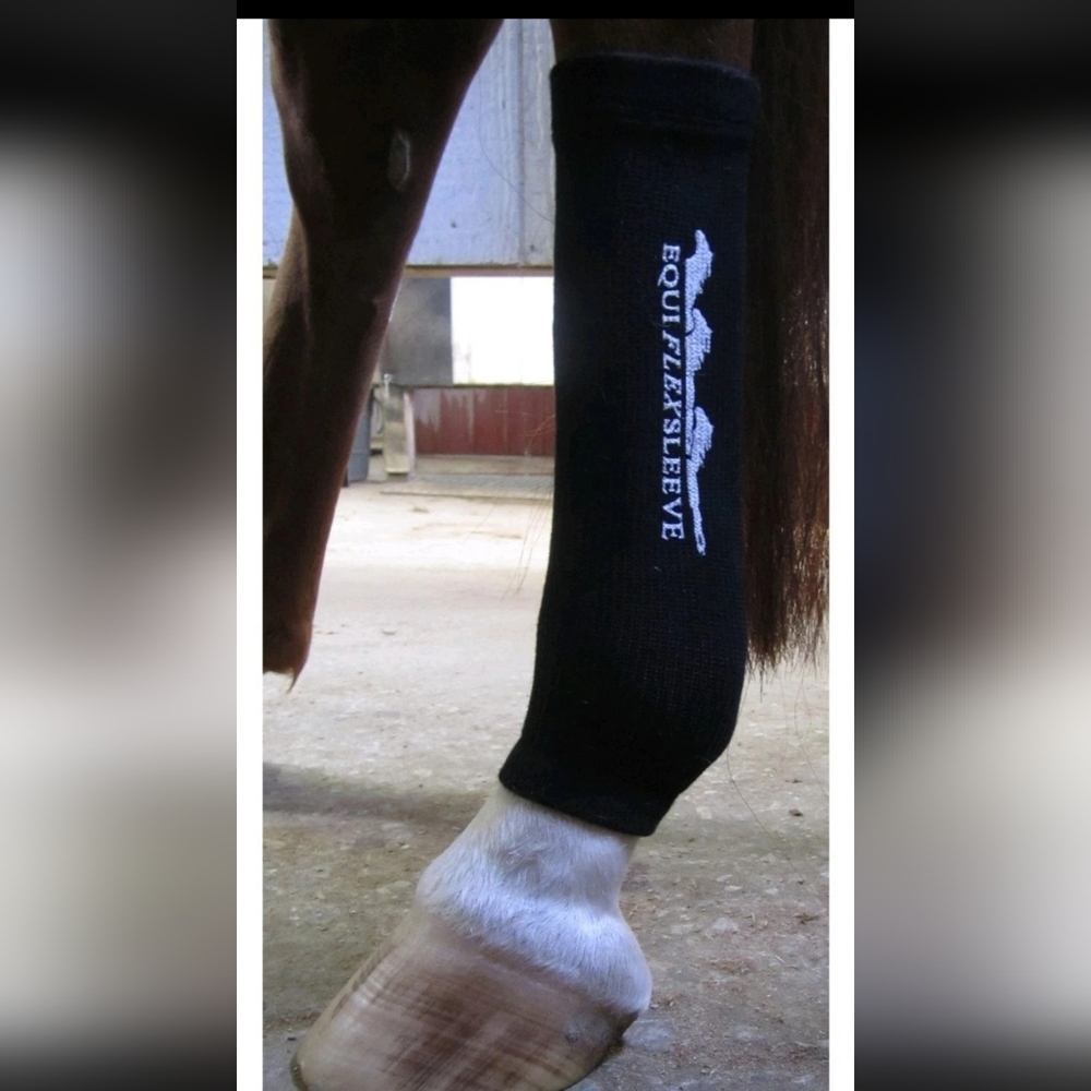 Sleeve Protective Black Horse Leg Boot